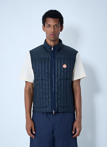 Moncler x Gilga Farm by Donald Glover 퀼팅 마감 베스트 네이비 mgf0162002