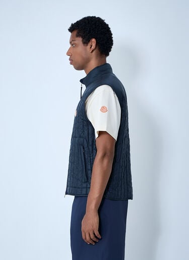 퀼팅 마감 베스트 Moncler x Gilga Farm by Donald Glover 퀼팅 마감 베스트 네이비 mgf0162002
