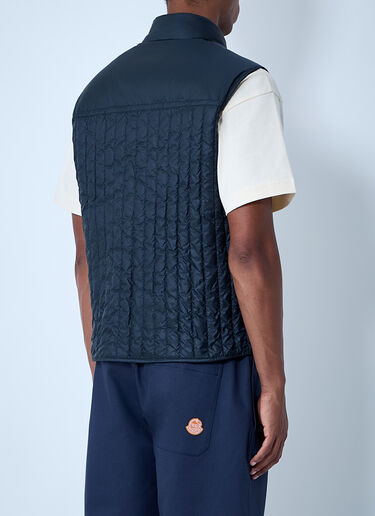 Moncler x Gilga Farm by Donald Glover 퀼팅 마감 베스트 네이비 mgf0162002