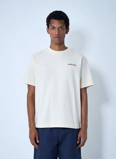 Moncler x Gilga Farm by Donald Glover 로고 모티프 티셔츠 화이트 mgf0162004