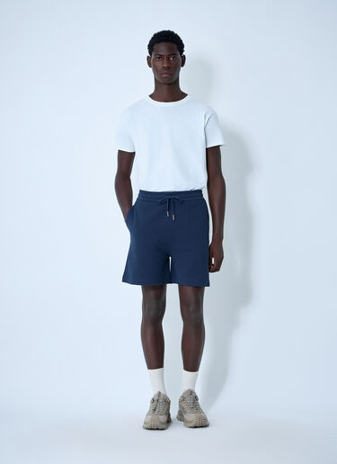 Logo Patch Cotton Shorts Moncler x Gilga Farm by Donald Glover Logo Patch Cotton Shorts Blue mgf0162005