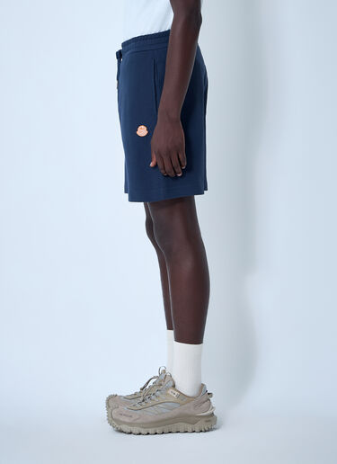 Logo Patch Cotton Shorts Moncler x Gilga Farm by Donald Glover Logo Patch Cotton Shorts Blue mgf0162005
