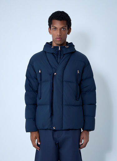 Moncler x Gilga Farm by Donald Glover 탱고 쇼트 다운 재킷  네이비 mgf0162010