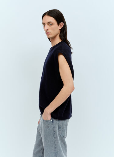 MHL by Margaret Howell 크루넥 슬립오버 베스트 네이비 mhl0156003