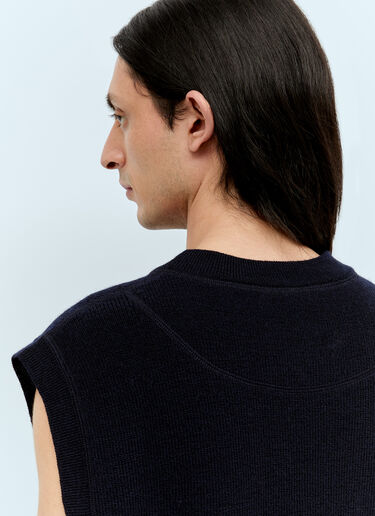 MHL by Margaret Howell 크루넥 슬립오버 베스트 네이비 mhl0156003