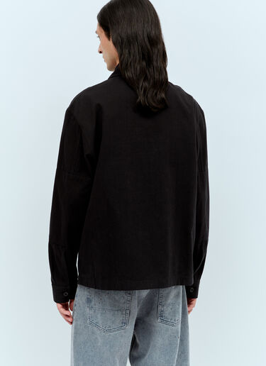 Drawcord Shacket MHL by Margaret Howell Drawcord Shacket Black mhl0156004