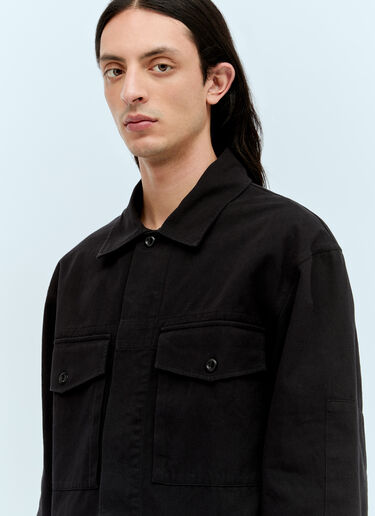 Drawcord Shacket MHL by Margaret Howell Drawcord Shacket Black mhl0156004