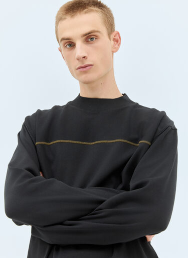 Yoke Seam Sweatshirt MHL by Margaret Howell Yoke Seam Sweatshirt Black mhl0158006