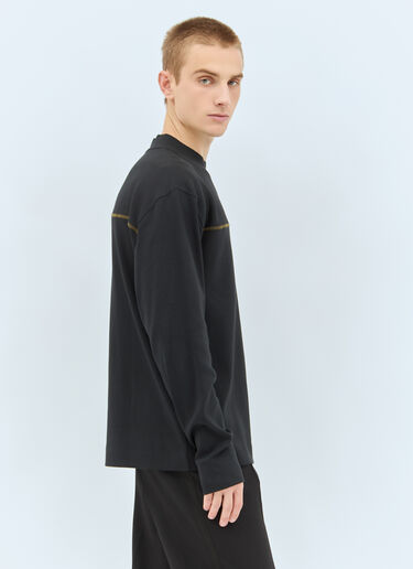Yoke Seam Sweatshirt MHL by Margaret Howell Yoke Seam Sweatshirt Black mhl0158006