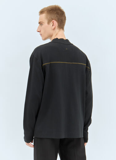 Yoke Seam Sweatshirt MHL by Margaret Howell Yoke Seam Sweatshirt Black mhl0158006