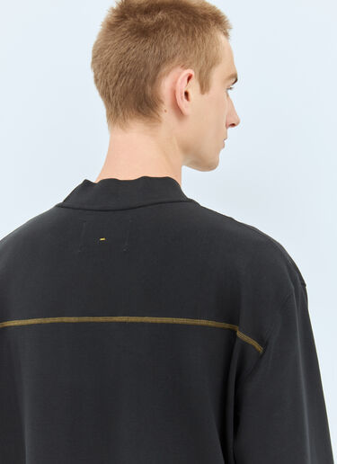 Yoke Seam Sweatshirt MHL by Margaret Howell Yoke Seam Sweatshirt Black mhl0158006