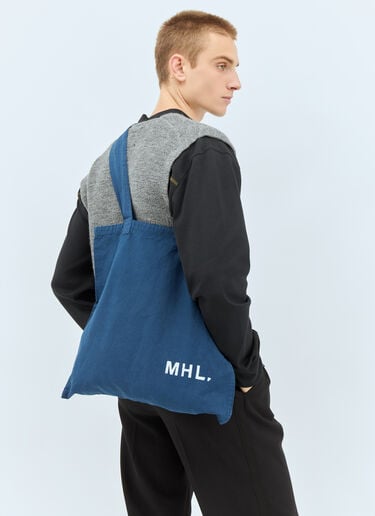 Canvas Tote Bag MHL by Margaret Howell Canvas Tote Bag Blue mhl0158012
