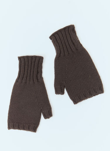 MHL by Margaret Howell 두툼한 핑거리스 장갑 브라운 mhl0158016