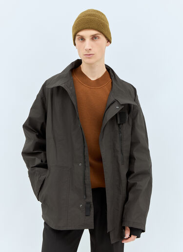 Simple Ribbed Beanie Hat MHL by Margaret Howell Simple Ribbed Beanie Hat Khaki mhl0158018