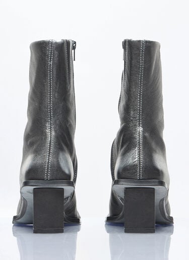 Miista Brenda Brush Off Metal Ankle Boots Grey mii0257001