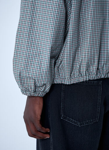 Miu Miu Check Hooded Jacket Grey miu0161001