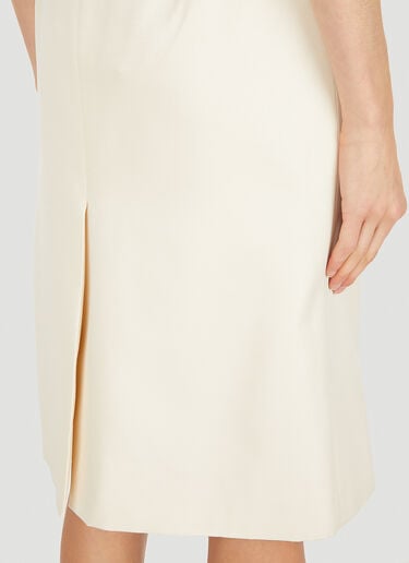 클래식 슈트 스커트 Miu Miu 클래식 슈트 스커트 크림 miu0250021