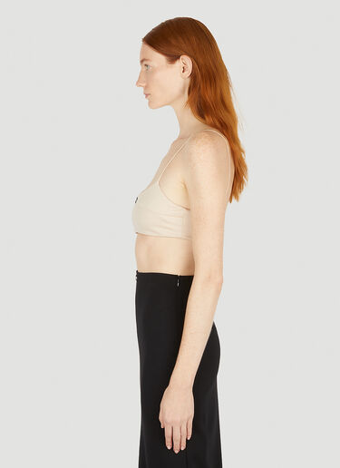 Camisole Crop Top Miu Miu Camisole Crop Top Beige miu0251008