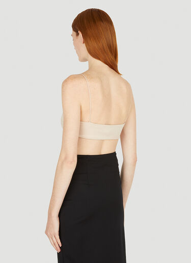 Camisole Crop Top Miu Miu Camisole Crop Top Beige miu0251008