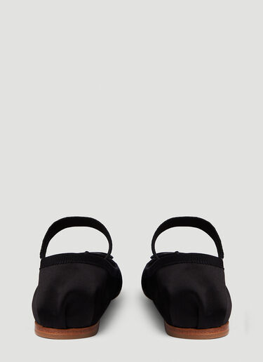 Ballerina Strap Flats Miu Miu Ballerina Strap Flats Black miu0251013