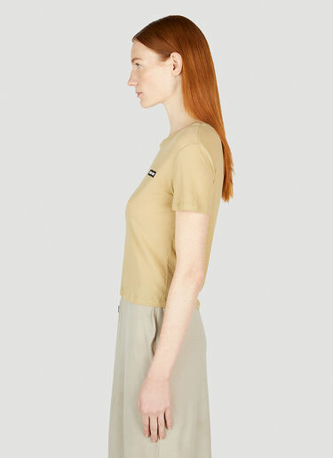Miu Miu Light Jersey T-Shirt Beige miu0252007