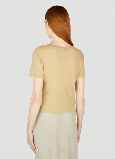 Miu Miu Light Jersey T-Shirt Beige miu0252007