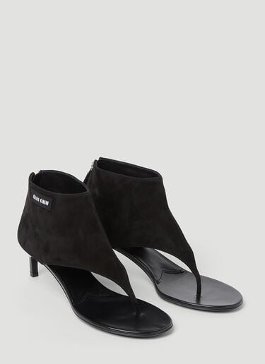 Flip Flop Heels Miu Miu Flip Flop Heels Black miu0252034