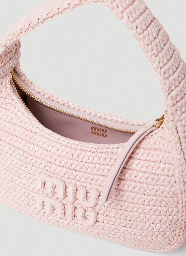 Miu Miu Crochet Shoulder Bag Pink miu0252044
