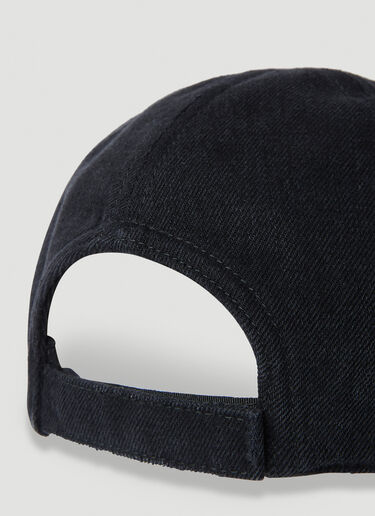 Logo Embroidery Baseball Cap Miu Miu Logo Embroidery Baseball Cap Black miu0252050