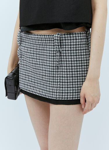 Tweed Mini Skirt Miu Miu Tweed Mini Skirt Black miu0254016