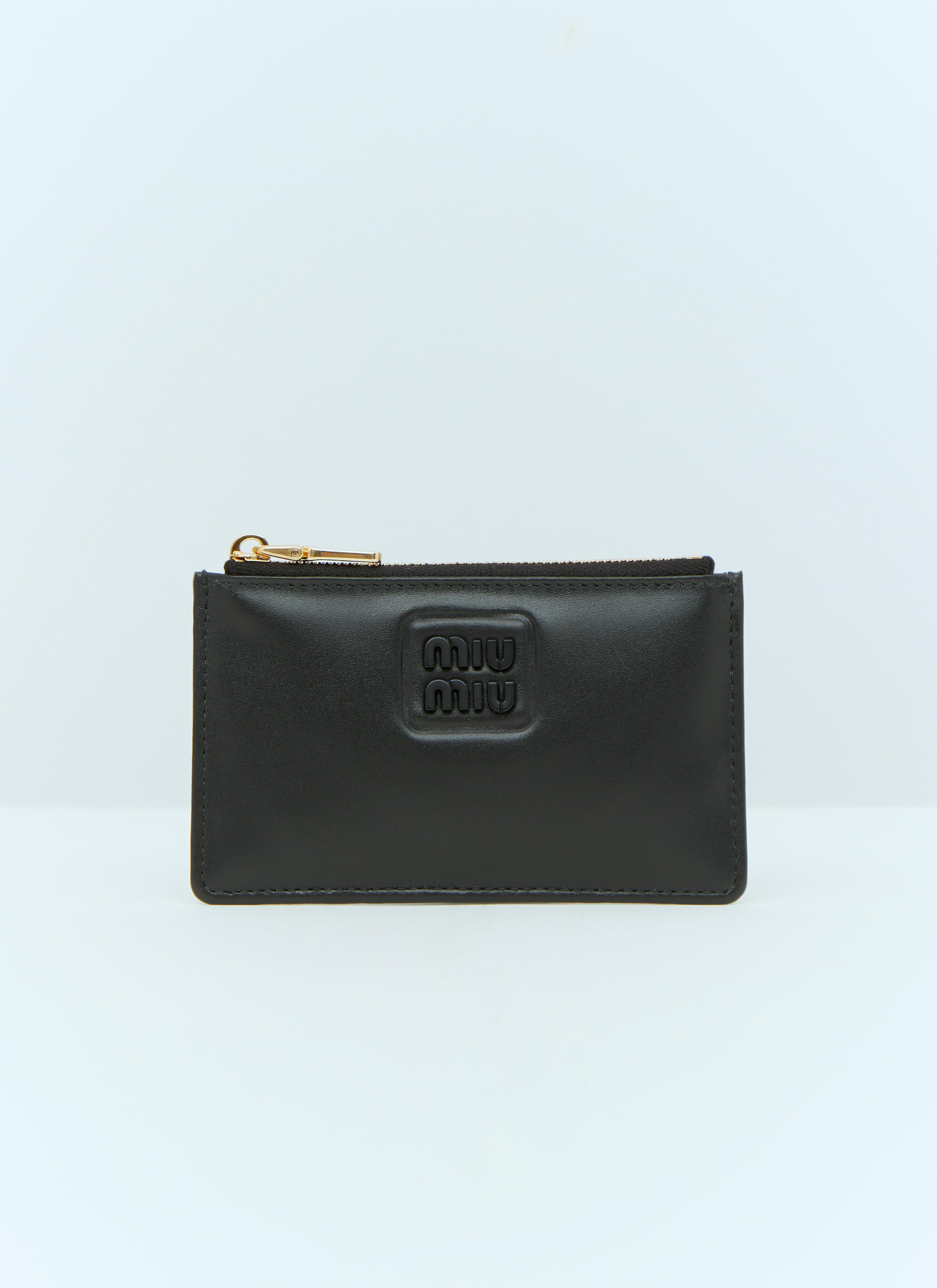 Leather wallet Miu Miu Black in Leather - 22633580