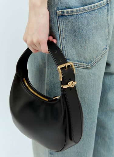 Miu Miu 皮革 Hobo 单肩包 黑色 miu0254073