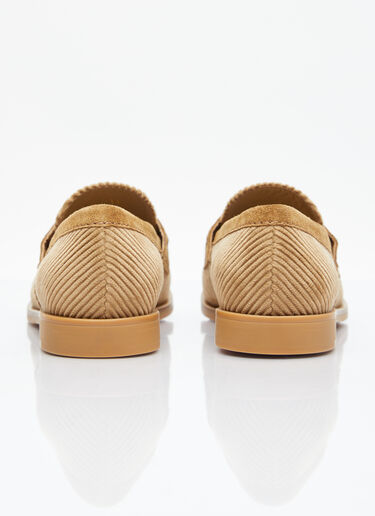 Corduroy Loafers Miu Miu Corduroy Loafers Brown miu0255017