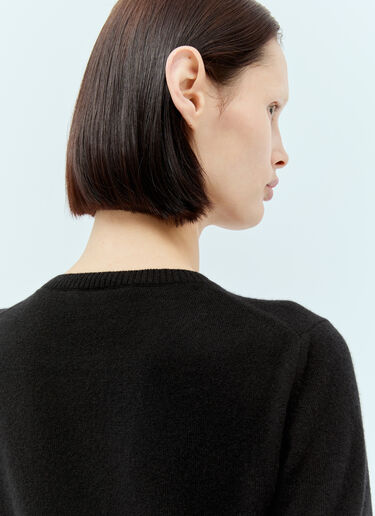 Wool Knit Top Miu Miu Wool Knit Top Black miu0257002
