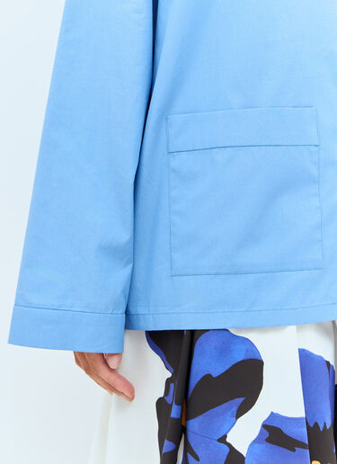 Miu Miu 포플린 셔츠 블루 miu0258038