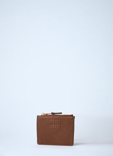 가죽 카드홀더 Miu Miu 가죽 카드홀더 베이지 miu0261026