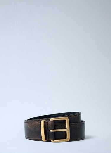 Miu Miu Leather Belt Brown miu0262004