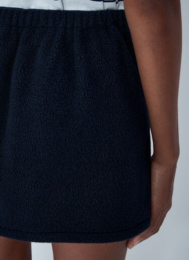 Logo Motif Mini Skirt Miu Miu Logo Motif Mini Skirt Blue miu0262102