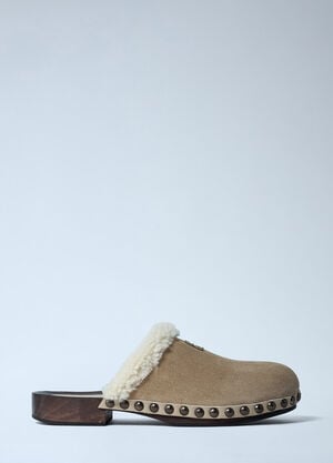 Miu Miu Suede Clogs Black miu0262112