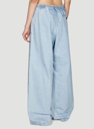 Overside Wide Leg Jeans Moncler x JW Anderson Overside Wide Leg Jeans Blue mjw0249008