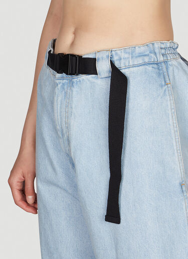 Overside Wide Leg Jeans Moncler x JW Anderson Overside Wide Leg Jeans Blue mjw0249008