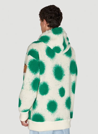 抽象图案廓形连帽运动衫 Moncler x JW Anderson 抽象图案廓形连帽运动衫 绿色 mjw0349004