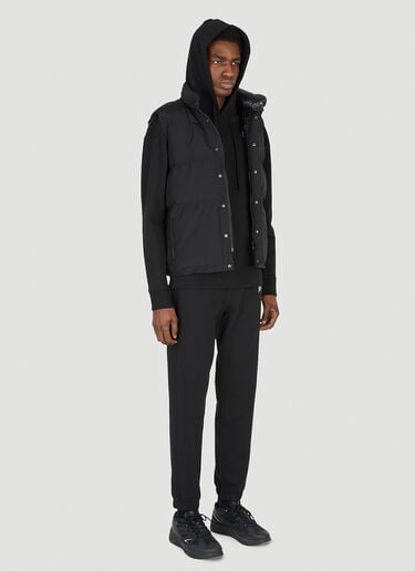 More Joy Logo Embroidered Classic Track Pants Black mjy0347022