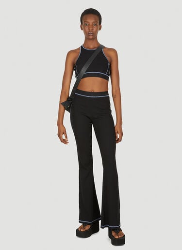 MCQ Icon Logo Patch Track Leggings Black mkq0249010