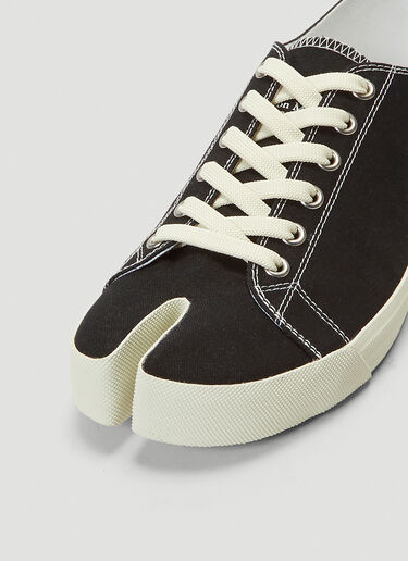Maison Margiela Canvas Tabi Sneakers Black mla0139023