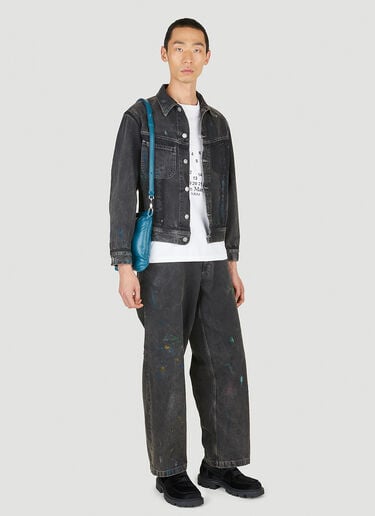 Distressed Denim Jacket Maison Margiela Distressed Denim Jacket Black mla0150001