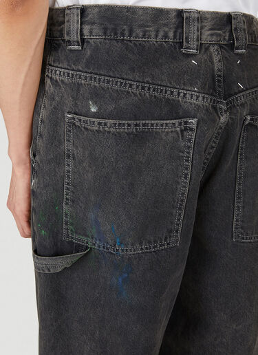 Maison Margiela 做旧牛仔裤 黑色 mla0150010