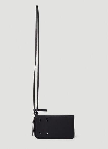 로고 스티치 지갑 Maison Margiela 로고 스티치 지갑 블랙 mla0150026
