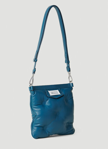 Maison Margiela 글램 슬램 플랫 숄더백 블루 mla0150031