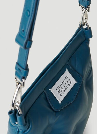 Maison Margiela 글램 슬램 플랫 숄더백 블루 mla0150031